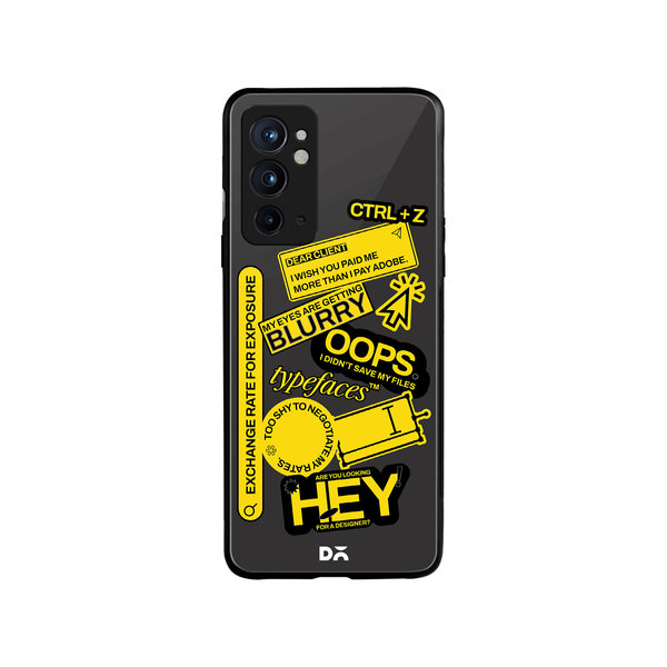 

DailyObjects Designer Life Glass Case Cover For OnePlus 9RT
