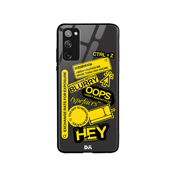 

DailyObjects Designer Life Glass Case Cover For Samsung Galaxy S20 FE