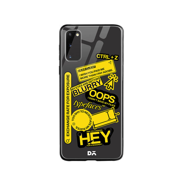 

DailyObjects Designer Life Glass Case Cover For Samsung Galaxy S20