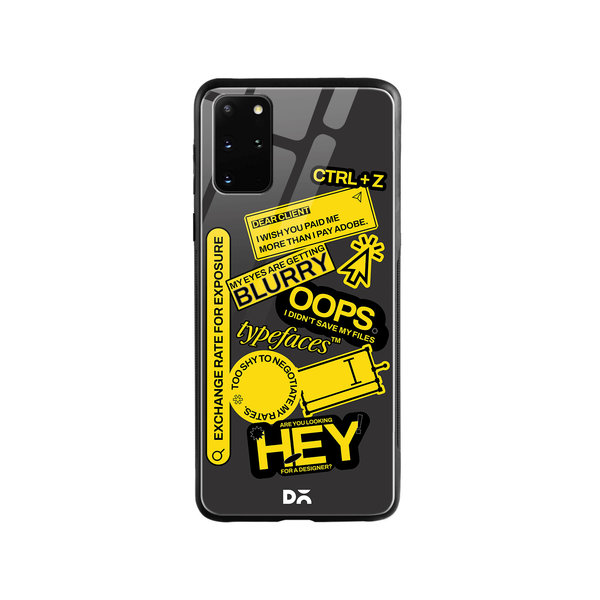 

DailyObjects Designer Life Glass Case Cover For Samsung Galaxy S20 Plus