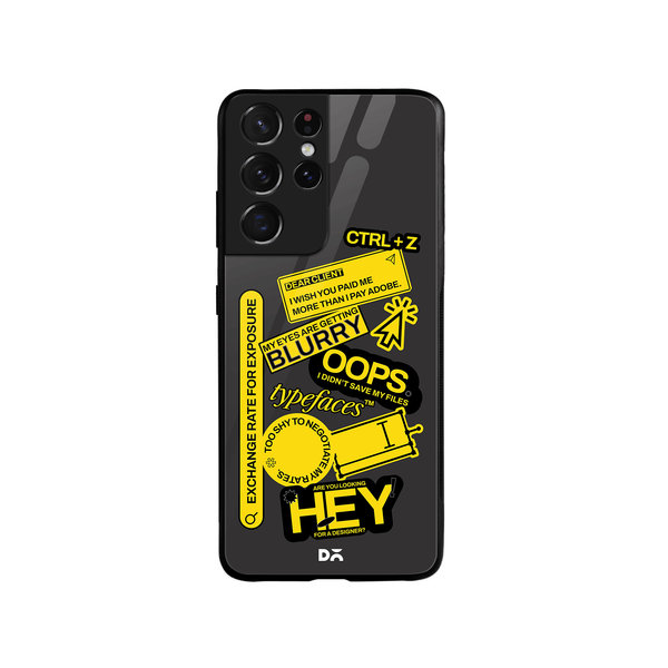 

DailyObjects Designer Life Glass Case Cover For Samsung Galaxy S21 Ultra