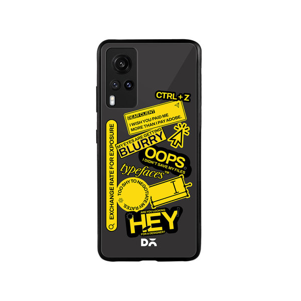 DailyObjects Designer Life Glass Case Cover For Vivo X60
