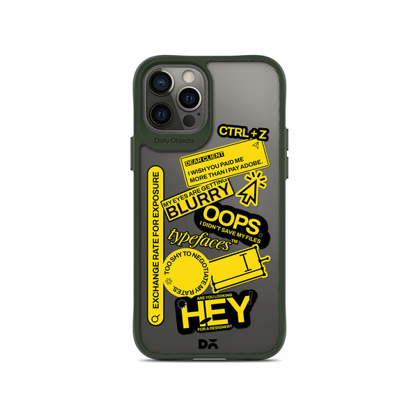 

DailyObjects Designer Life Green Hybrid Clear Case Cover For iPhone 12 Pro Max