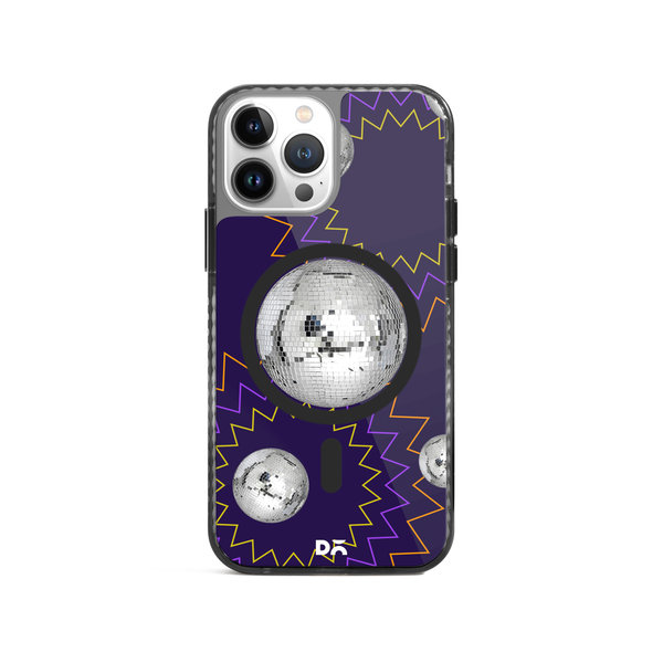 

DailyObjects Disco Ball Stride 2.0 Clear MagSafe Phone Case Cover For iPhone 15 Pro Max
