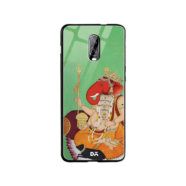

DailyObjects Divine Ganesha Glass Case Cover For OnePlus 7