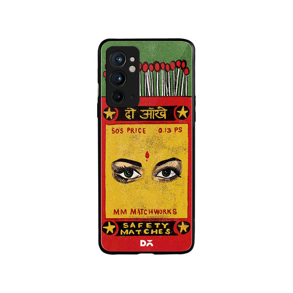 

DailyObjects Do Aakhein Matchbox Glass Case Cover For OnePlus 9RT