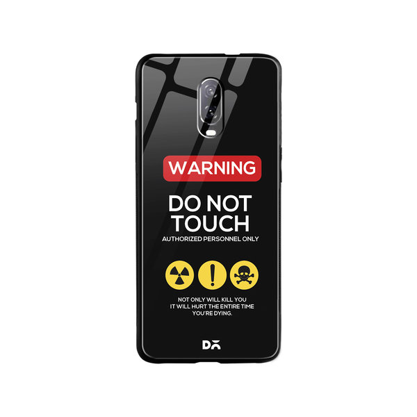 

DailyObjects Do Not Touch Glass Case Cover For OnePlus 7