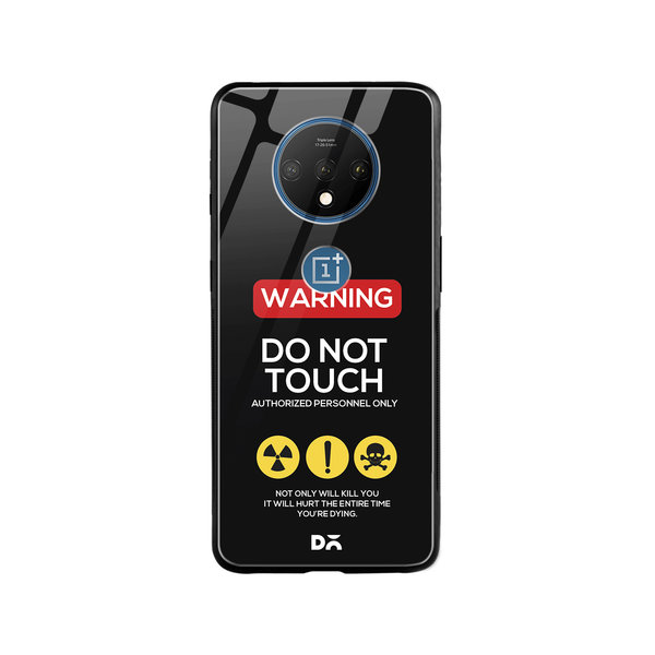

DailyObjects Do Not Touch Glass Case Cover For OnePlus 7T