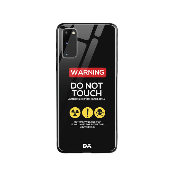 

DailyObjects Do Not Touch Glass Case Cover For Samsung Galaxy S20