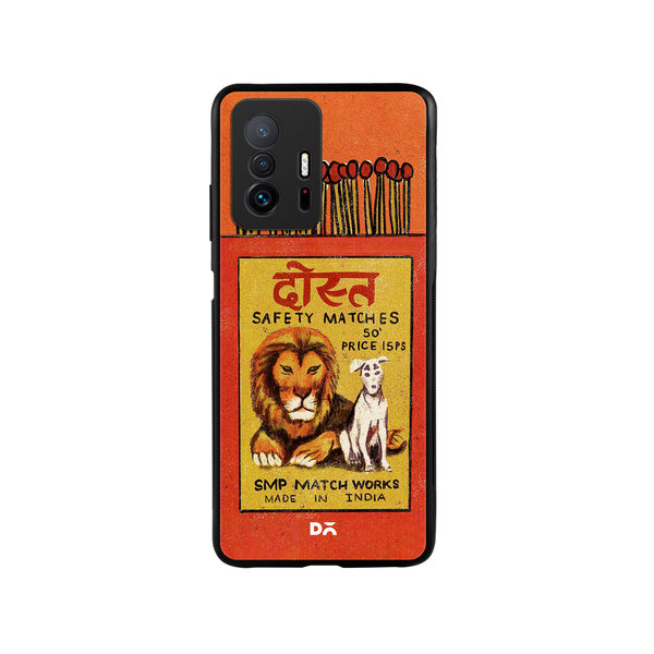 

DailyObjects Dost Matchbox Glass Case Cover For Xiaomi 11T