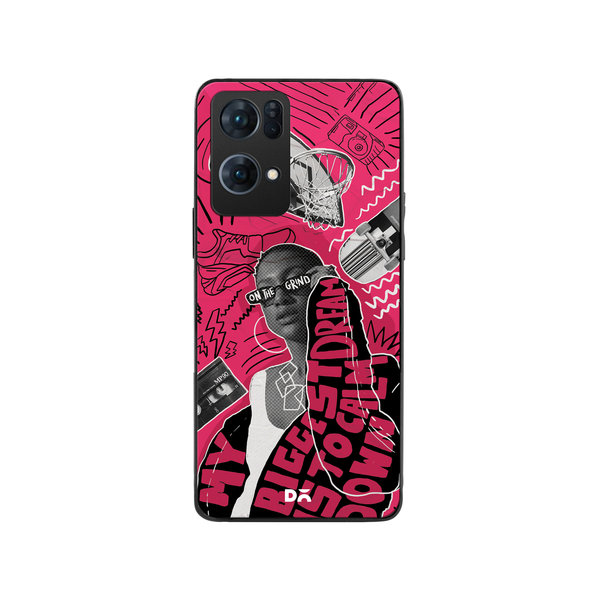 DailyObjects Down The Street Glass Case Cover For Oppo Reno 7 Pro