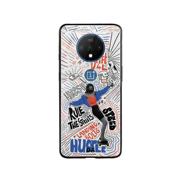 DailyObjects Drift4L Glass Case Cover For OnePlus 7T