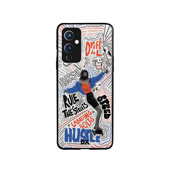 

DailyObjects Drift4L Glass Case Cover For OnePlus 9