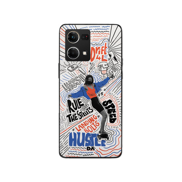 

DailyObjects Drift4L Glass Case Cover For Oppo Reno 7