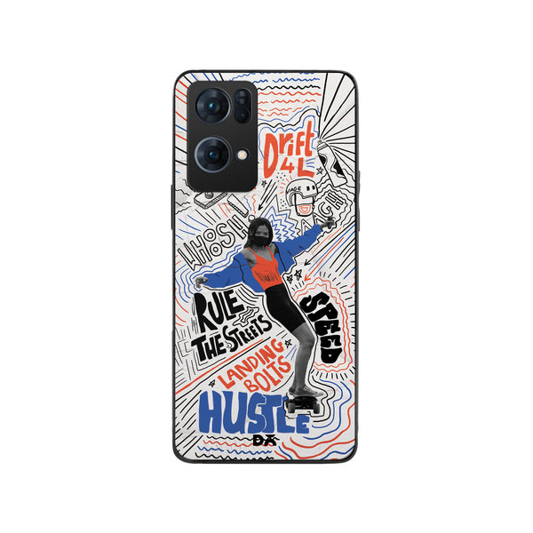 

DailyObjects Drift4L Glass Case Cover For Oppo Reno 7 Pro