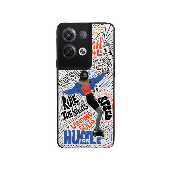 

DailyObjects Drift4L Glass Case Cover For Oppo Reno 8