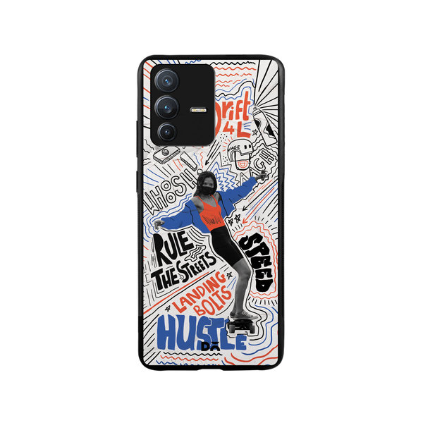 

DailyObjects Drift4L Glass Case Cover For Vivo V23