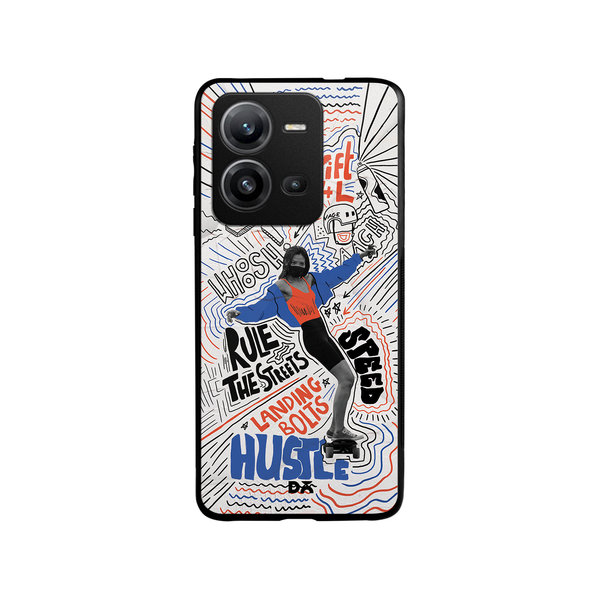 

DailyObjects Drift4L Glass Case Cover For Vivo V25