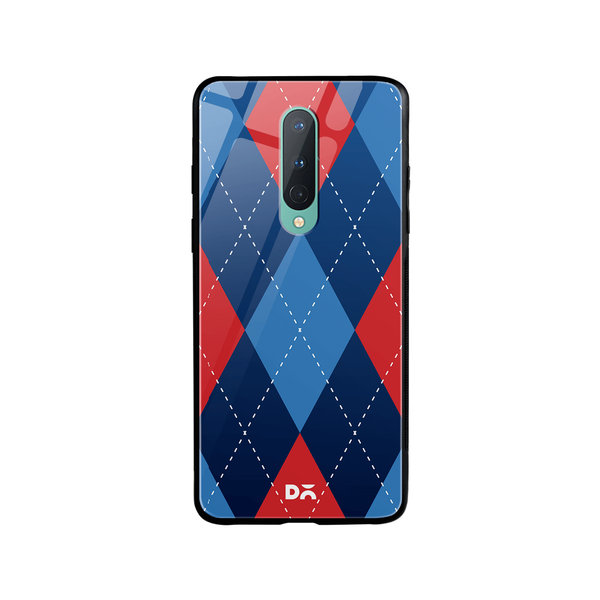 

DailyObjects Dual Diamond Nightfall Glass Case Cover For OnePlus 8