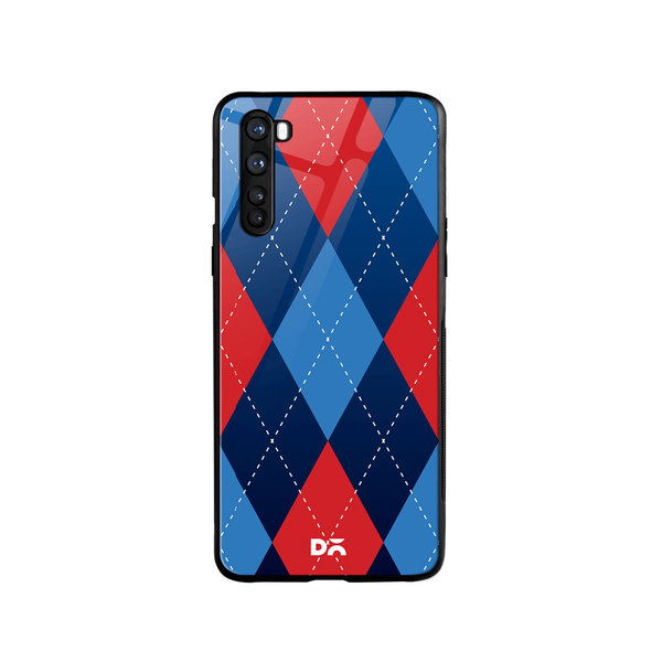 

DailyObjects Dual Diamond Nightfall Glass Case Cover For OnePlus Nord