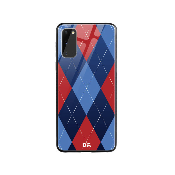 

DailyObjects Dual Diamond Nightfall Glass Case Cover For Samsung Galaxy S20
