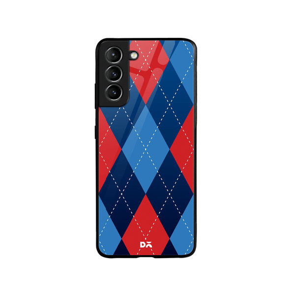 

DailyObjects Dual Diamond Nightfall Glass Case Cover For Samsung Galaxy S21