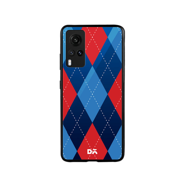 

DailyObjects Dual Diamond Nightfall Glass Case Cover For Vivo X60