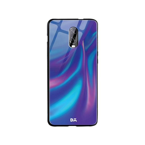 

DailyObjects Dual Holo Satin Glass Case Cover For OnePlus 7