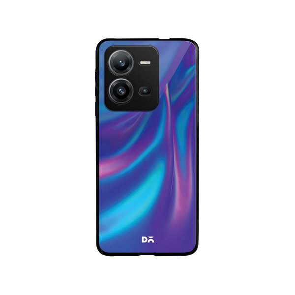 

DailyObjects Dual Holo Satin Glass Case Cover For Vivo V25