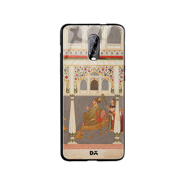 DailyObjects Durbar Glass Case Cover For OnePlus 7