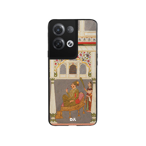 

DailyObjects Durbar Glass Case Cover For Oppo Reno 8
