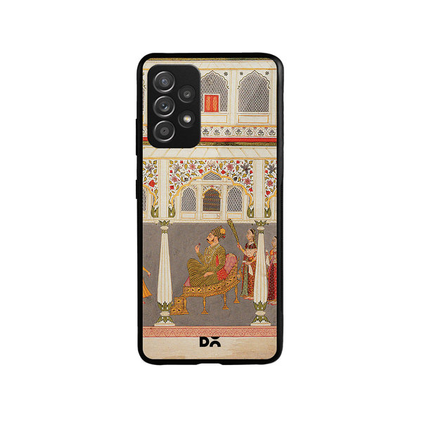 DailyObjects Durbar Glass Case Cover For Samsung Galaxy A52
