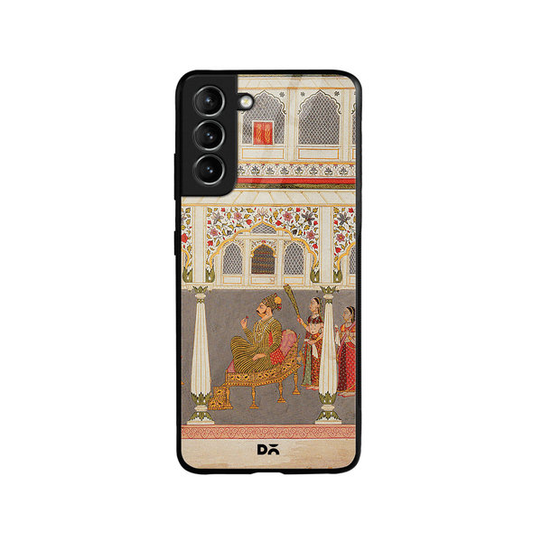 

DailyObjects Durbar Glass Case Cover For Samsung Galaxy S21
