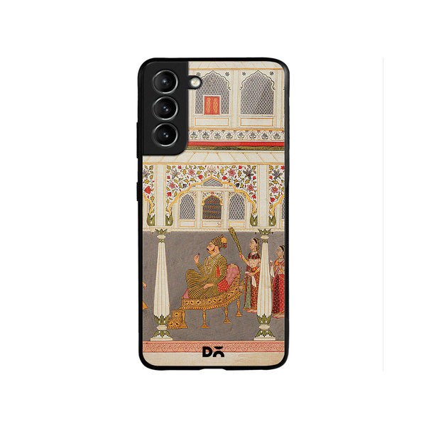 

DailyObjects Durbar Glass Case Cover For Samsung Galaxy S22 Plus