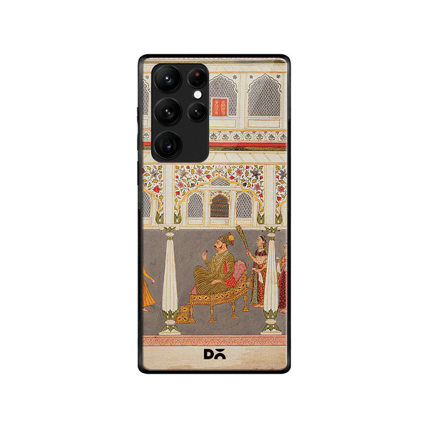

DailyObjects Durbar Glass Case Cover For Samsung Galaxy S22 Ultra