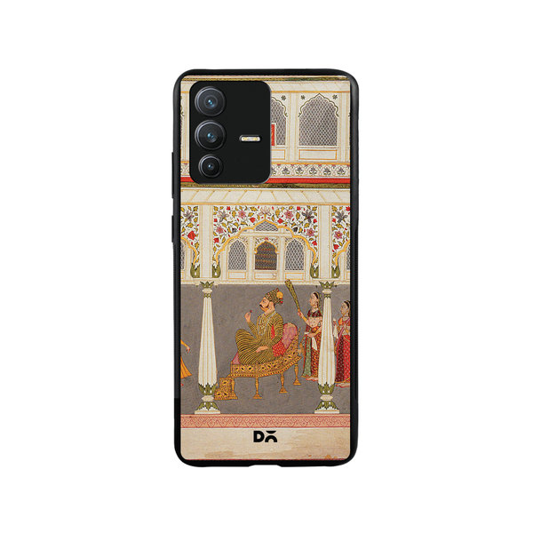 

DailyObjects Durbar Glass Case Cover For Vivo V23 Pro