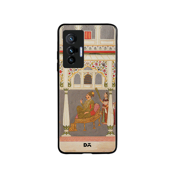 

DailyObjects Durbar Glass Case Cover For Vivo X70