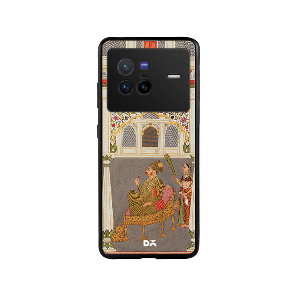 

DailyObjects Durbar Glass Case Cover For Vivo X80