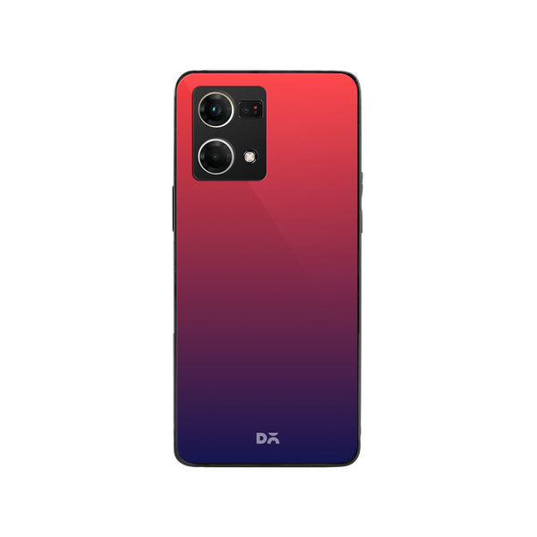 

DailyObjects Dusk Gradient Glass Case Cover For Oppo Reno 7