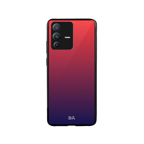 

DailyObjects Dusk Gradient Glass Case Cover For Vivo V23