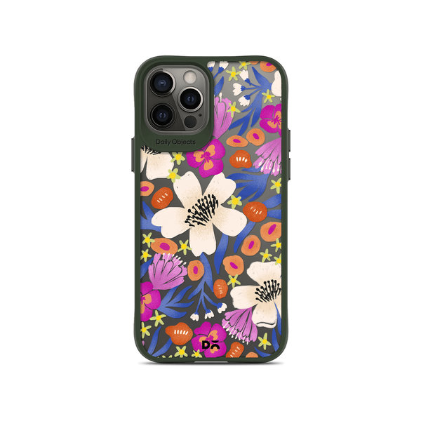 

DailyObjects Dusty Balloonflower Green Hybrid Clear Case Cover For iPhone 12 Pro Max