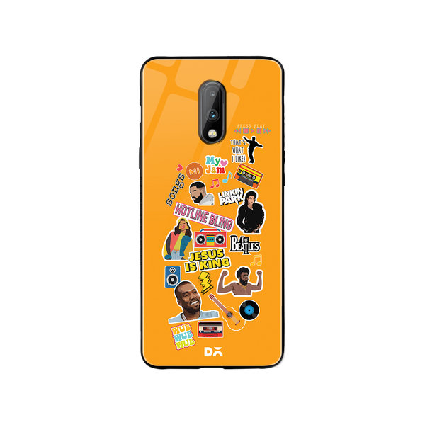 DailyObjects Ear Candy Glass Case Cover For OnePlus 7