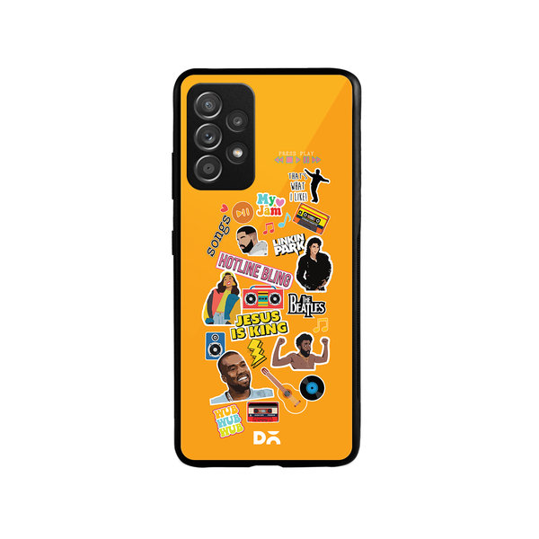 

DailyObjects Ear Candy Glass Case Cover For Samsung Galaxy A52