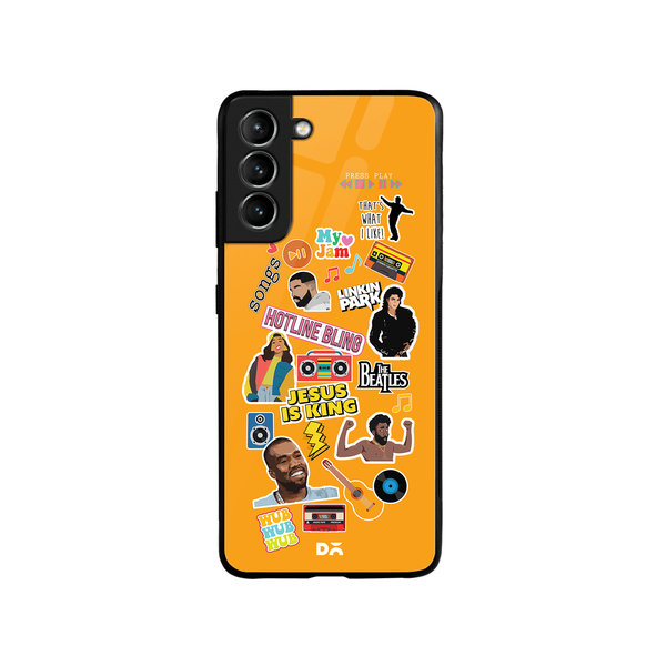 

DailyObjects Ear Candy Glass Case Cover For Samsung Galaxy S21
