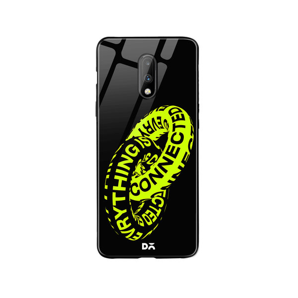 

DailyObjects Everything Is Connected Glass Case Cover For OnePlus 7