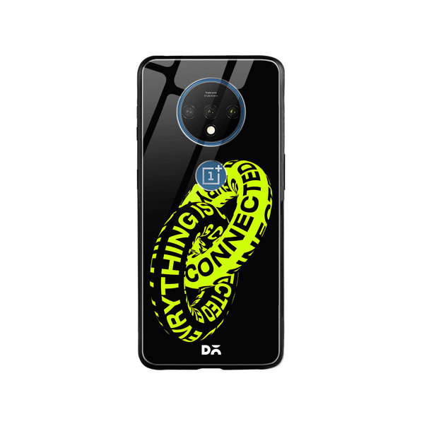 

DailyObjects Everything Is Connected Glass Case Cover For OnePlus 7T