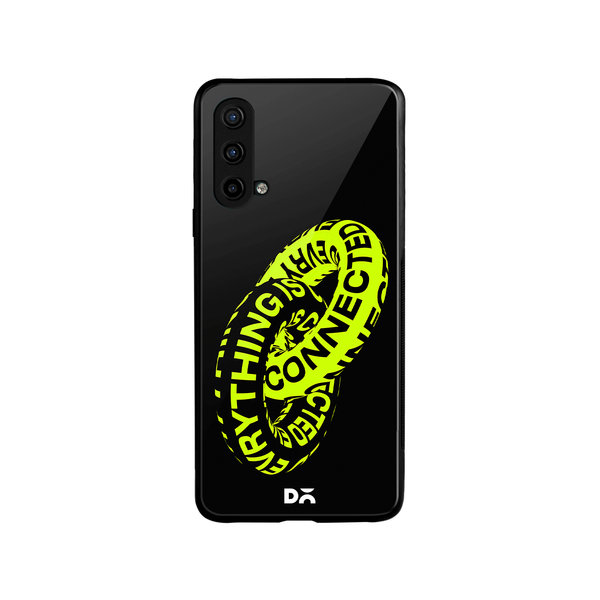 

DailyObjects Everything Is Connected Glass Case Cover For OnePlus Nord CE