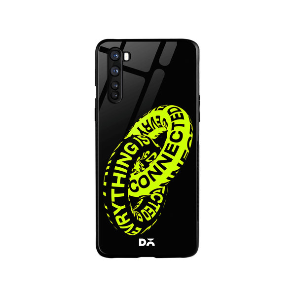 

DailyObjects Everything Is Connected Glass Case Cover For OnePlus Nord
