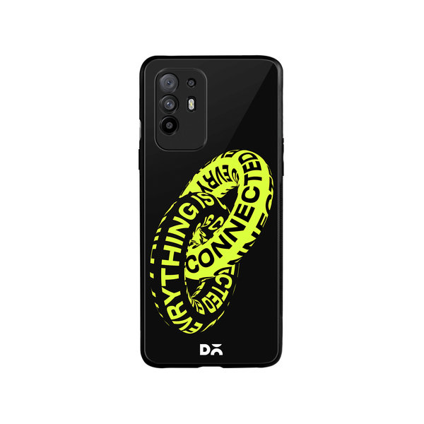 

DailyObjects Everything Is Connected Glass Case Cover For Oppo F19 Pro Plus