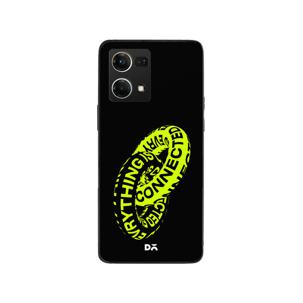 

DailyObjects Everything Is Connected Glass Case Cover For Oppo F21 Pro